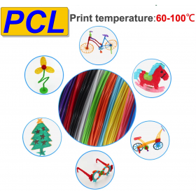 Set filamentos PCL (colores al azar) 50m